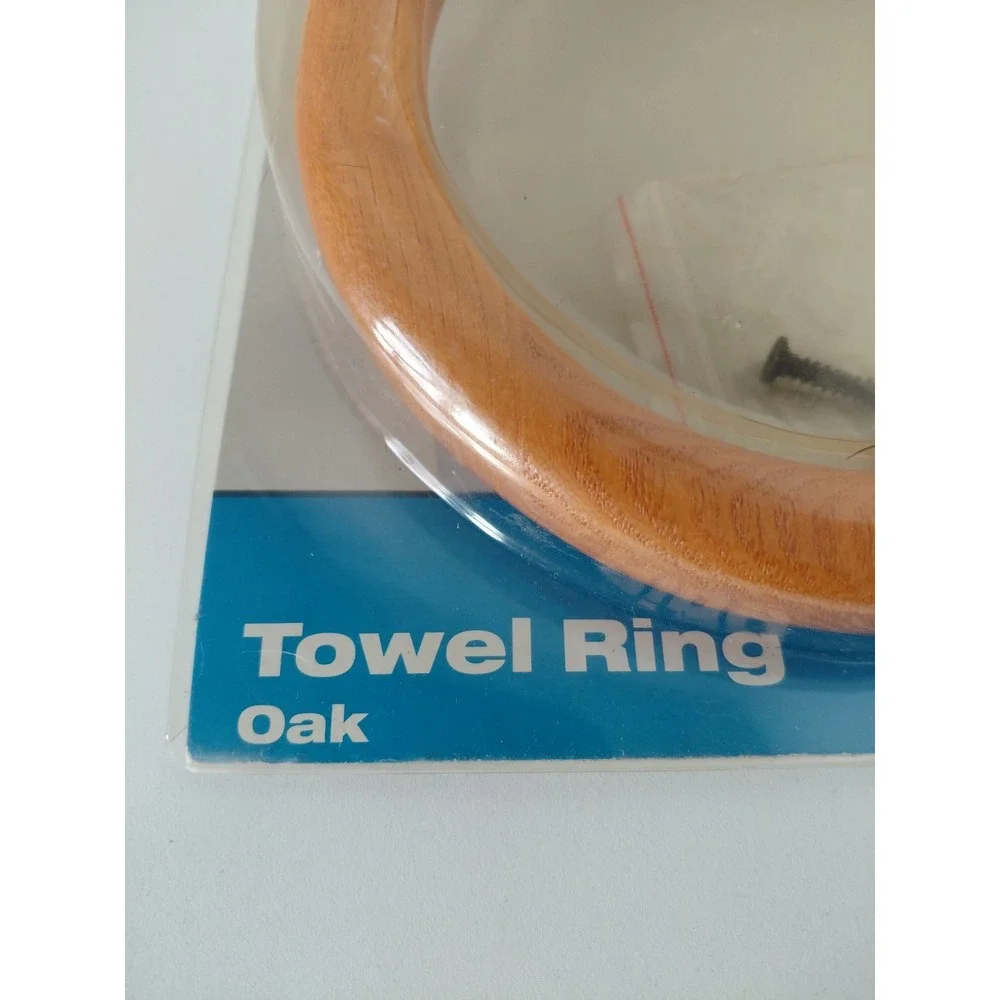 Homeplus Oak Towel Ring Vintage *‎ NEW